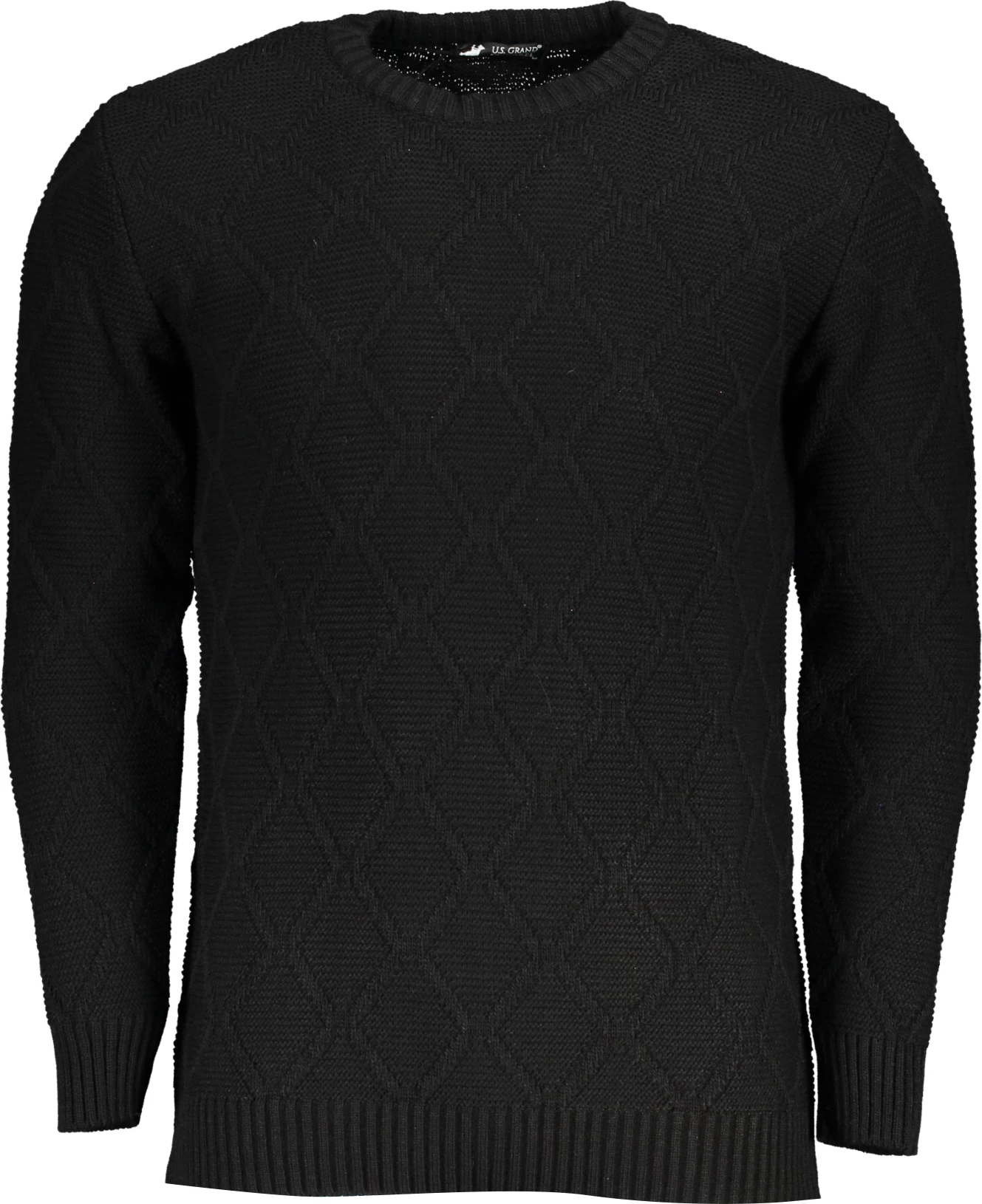 Xhemper për meshkuj U.S. GRAND POLO, i zi