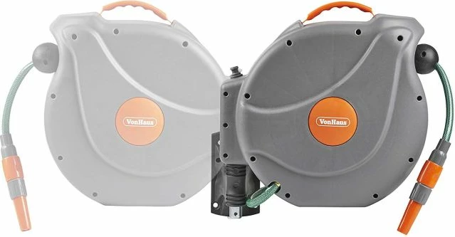 Rrotullues automatik zorre muri VONHAUS 2515289, 20 m, rrotullim 180°, gri/portokalli