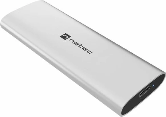 Kuti SSD NATEC Rhino M.2 NVMe Lite USB-C 3.2, argjendtë