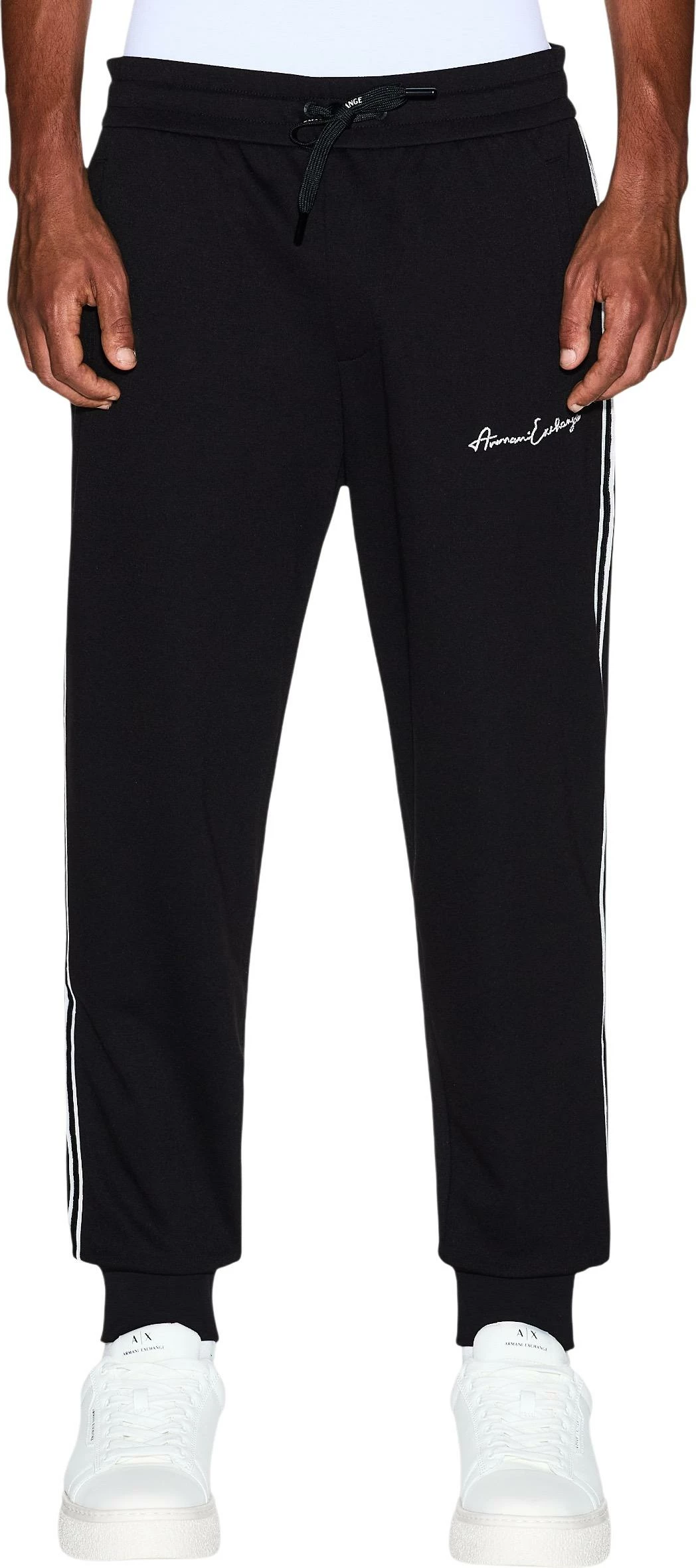 Pantallona sportive për meshkuj Armani Exchange 8NZPSG Z9N1Z, të zeza [Madhësia: M]