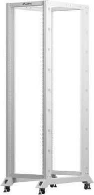 Raft i hapur serverik 19" 42U, Lanberg OR01-6042-S, 600x1000 mm, kapacitet 600 kg, thellësi montimi 550–790 mm, gri RAL 7035
