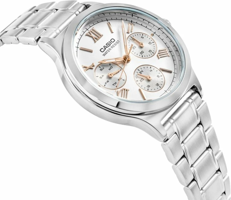 Orë dore për femra CASIO, argjend