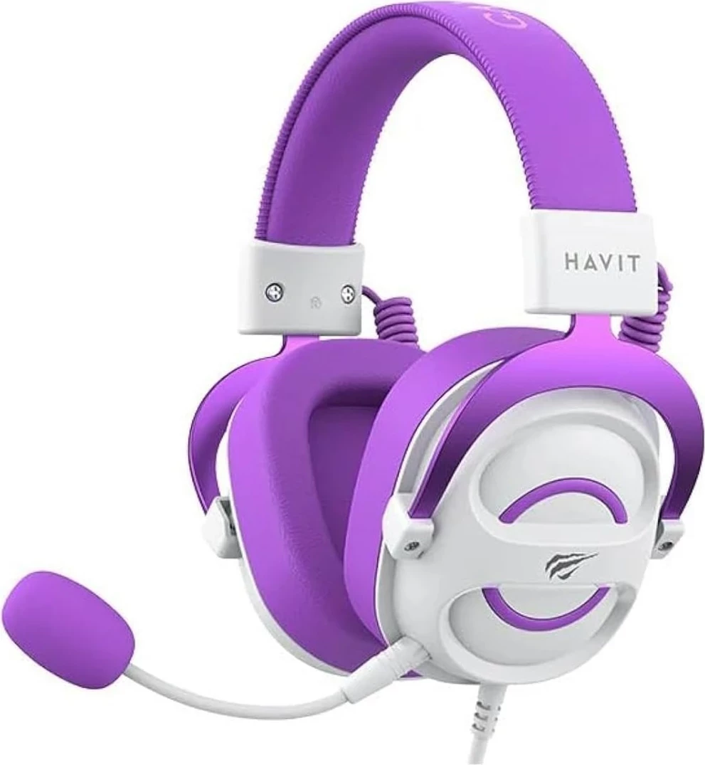 Kufje Havit H2002E, me kabllo, për lojëra, Vjollcë