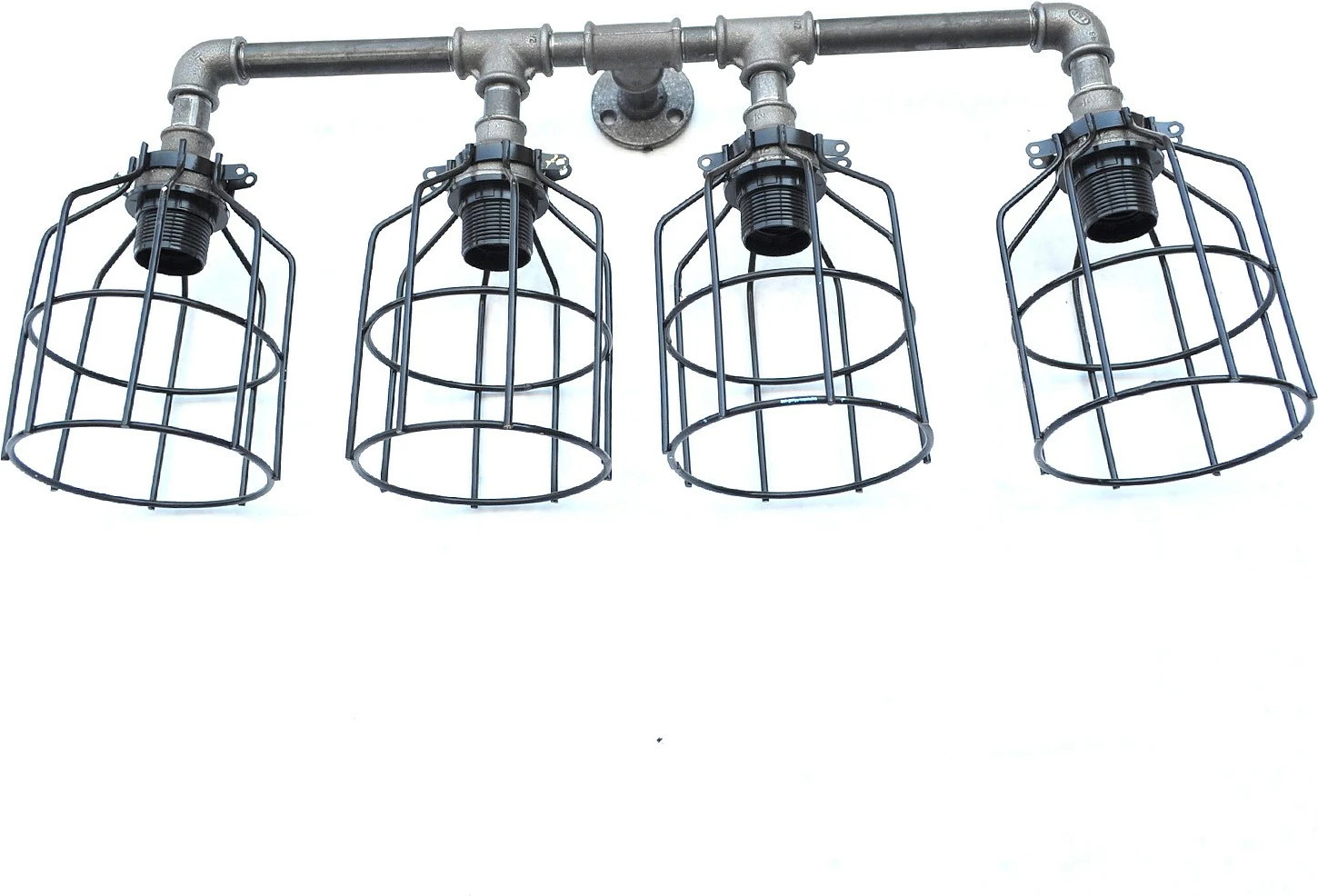 Llambadar Opviq, Pp118, industrial, ngjyrë gri e zezë, 67x30x17cm