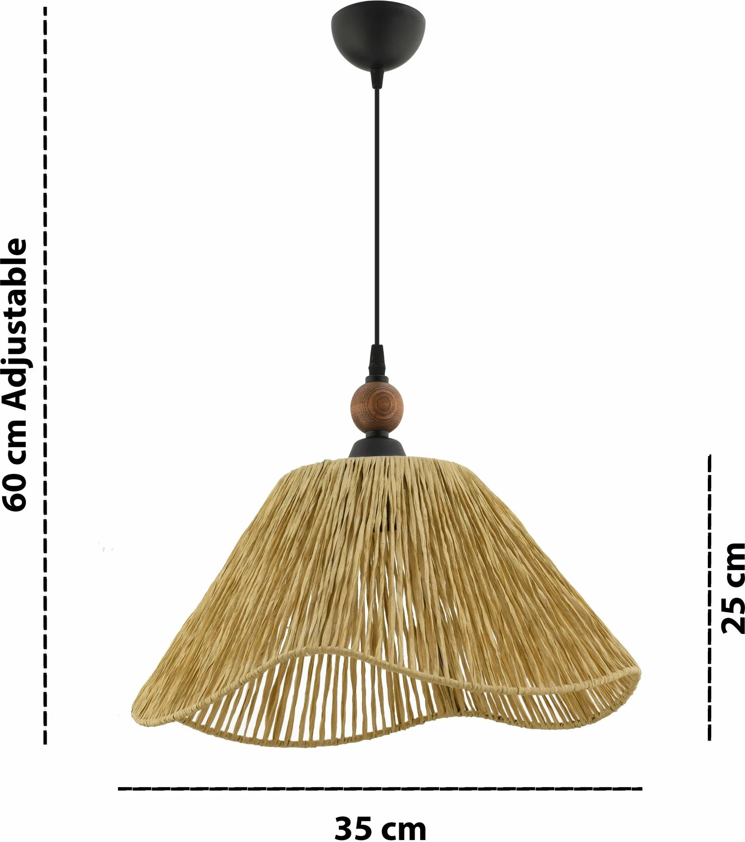 Llambë tavani Opviq, Sukne W, ngjyrë camel, kafe, e zezë