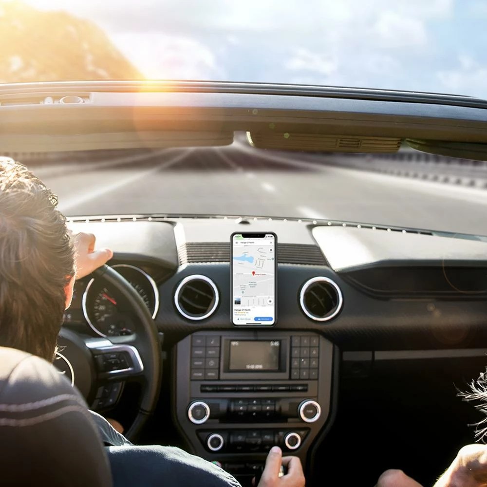 Mbajtës magnetik për celular Ugreen LP292 për dashboard, 4.7–7.2\", rrotullim 360°, i zi