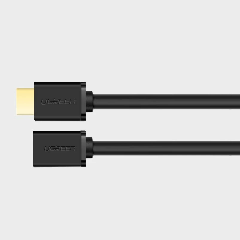 Kabllo HDMI Ugreen HD107 10140, 0.5m, 4K, E zezë