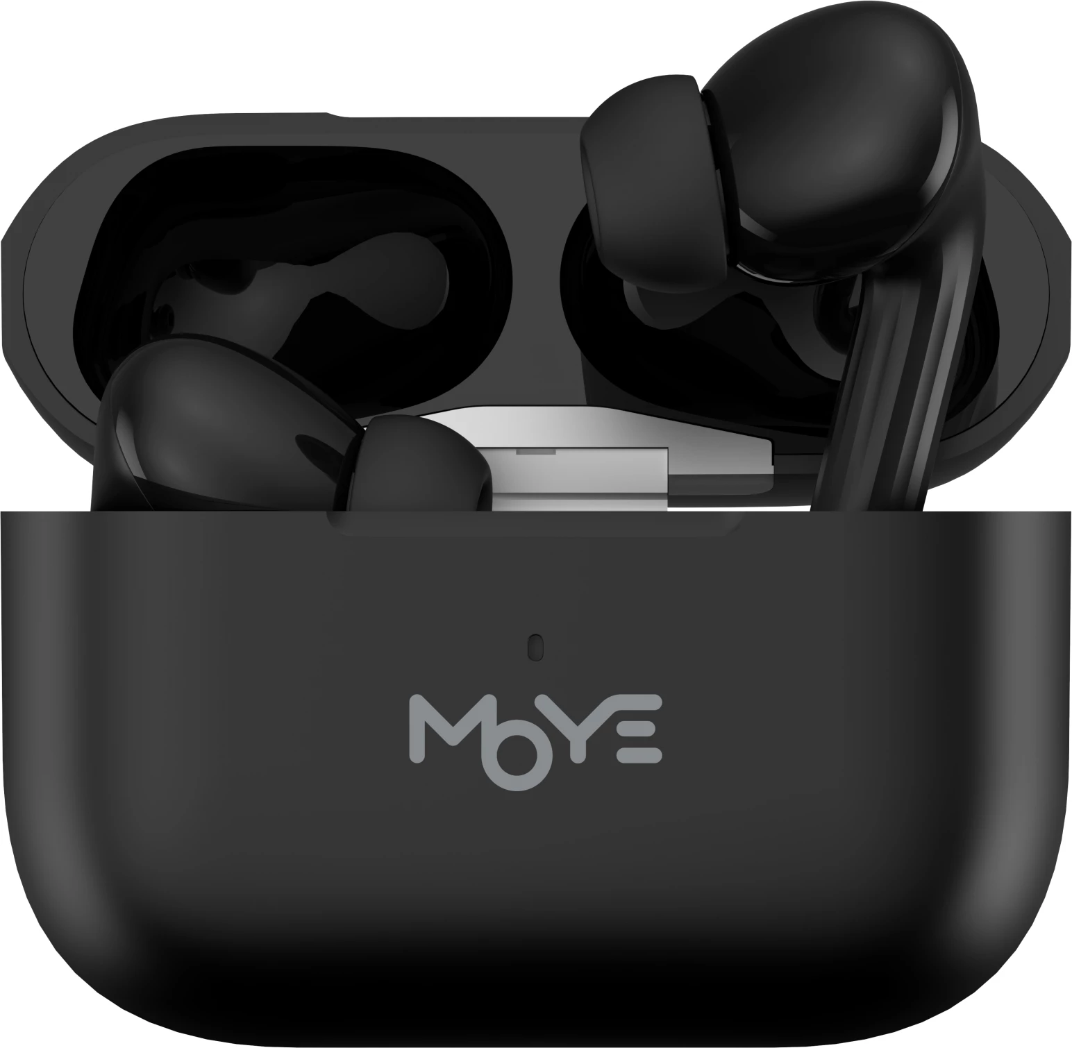 Kufje Moye Aurras 3, Bluetooth 5.3, ANC, 5 orë bateri, karikim wireless, me kuti karikimi, e zezë