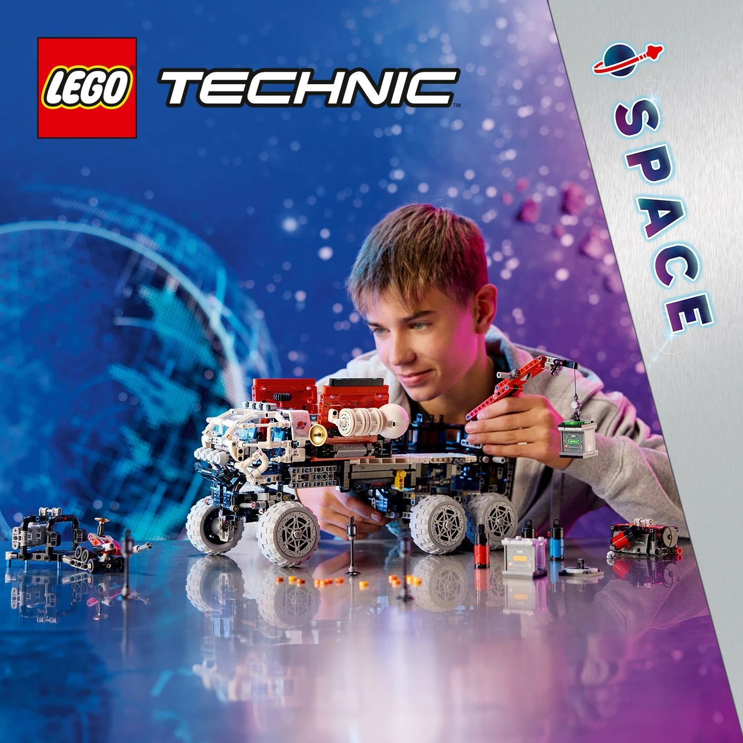 Set ndërtimi LEGO Mars Crew Exploration Rover, 11 vjeç+, 1599 pjesë, shumëngjyrësh