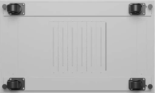 Kabinet rack LANBERG 19" 42U 600x1000, derë xhami, qëndrim, gri