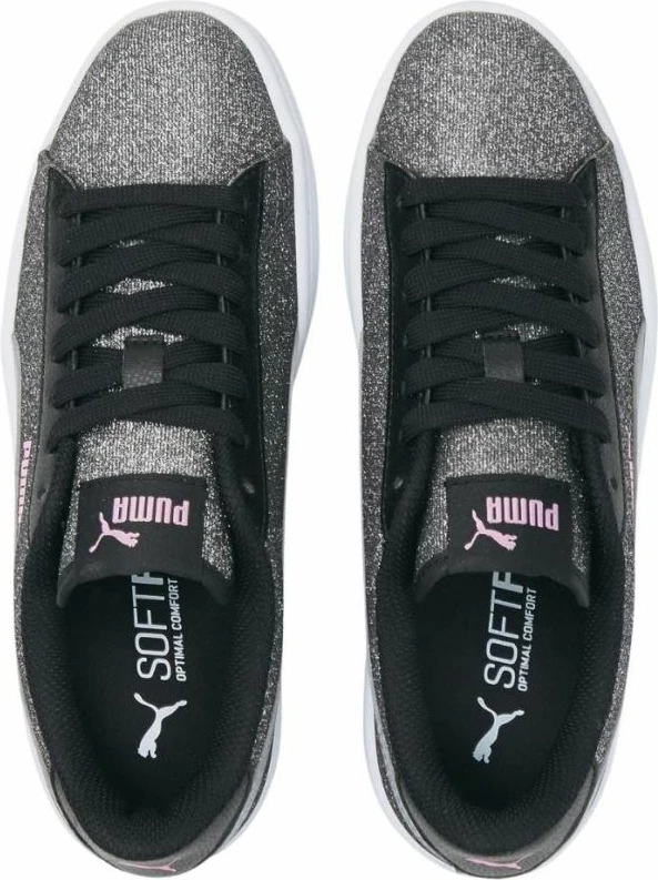 Atlete për vajza Puma Smash v2 Glitz Glam, gri/argjendtë [Madhësia: 35.5]