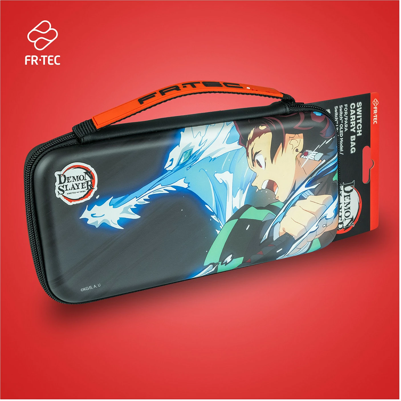 Çantë mbajtëse Blade FR-TEC Demon Slayer DSSWPBWAT për Nintendo Switch/Switch Lite/Switch OLED, e zezë