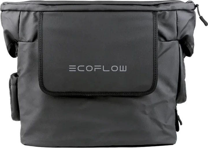 Çantë EcoFlow DELTA 2, rezistente ndaj ujit, për stacion energjie, e zezë