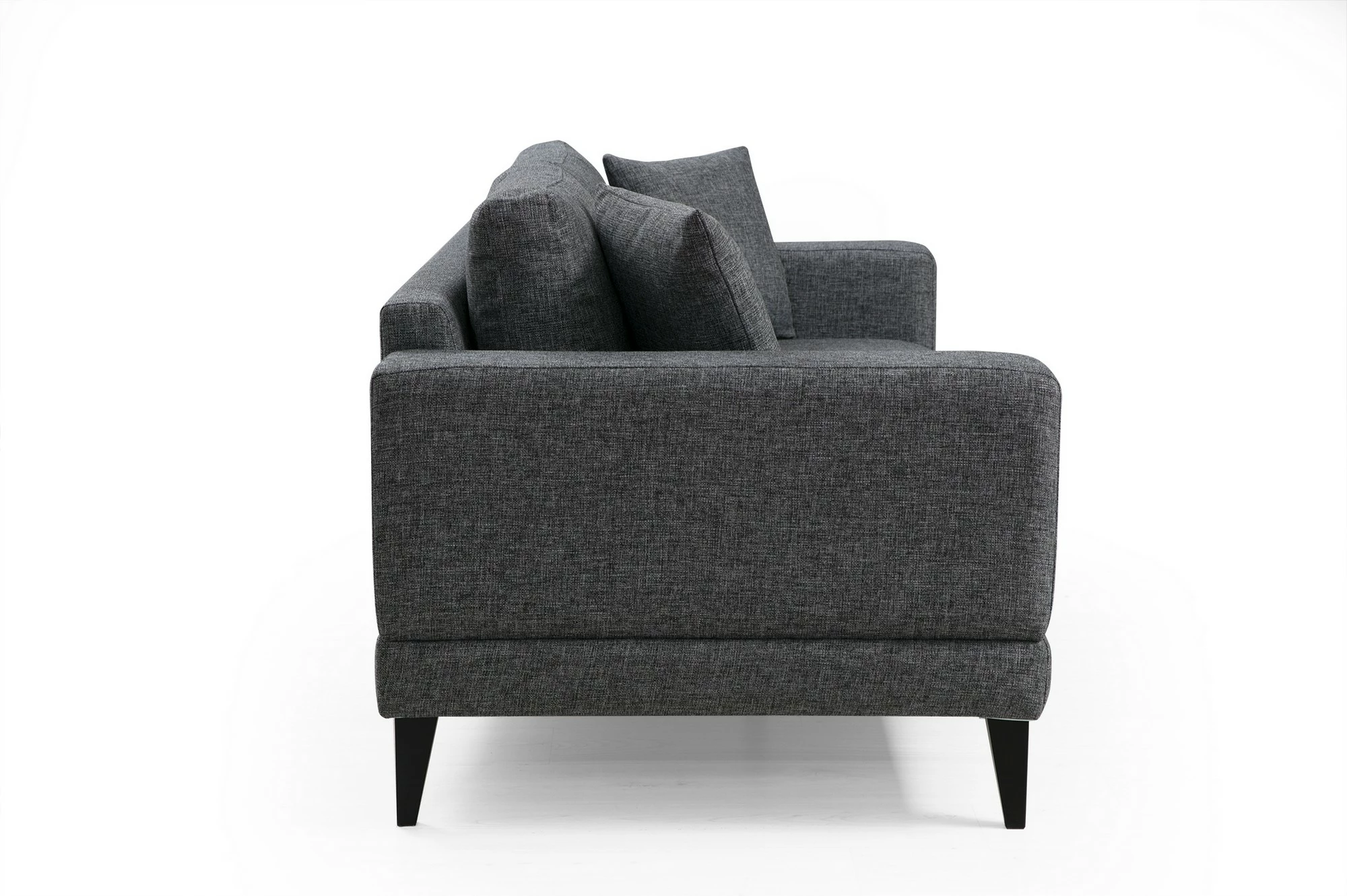 Divan dy ulëshe Atelier del Sofa, nordik, ngjyrë gri e errët