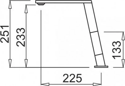 Bateri kuzhine Elleci MKKBLA86, e zezë