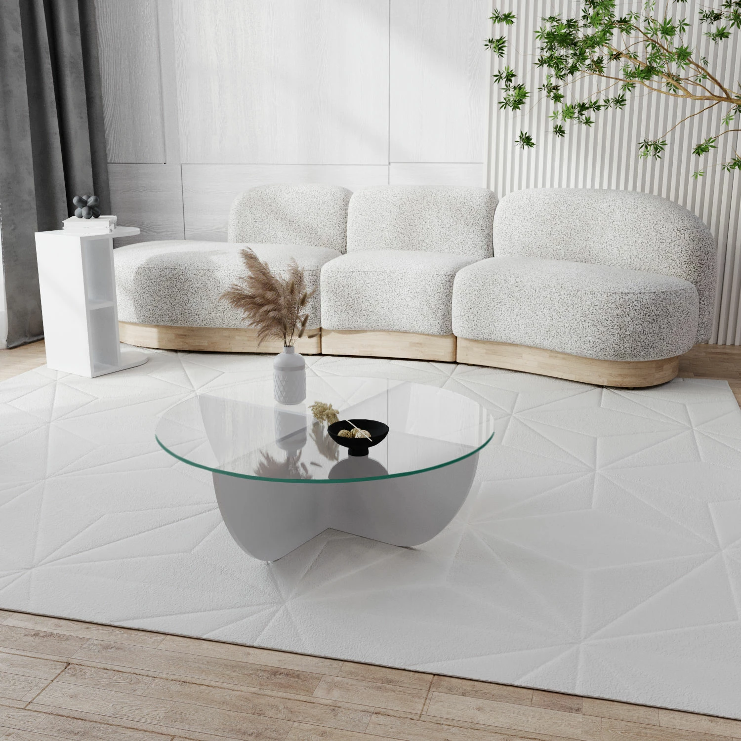 Tavolinë kafeje Hanah Home, Lily, e bardhë