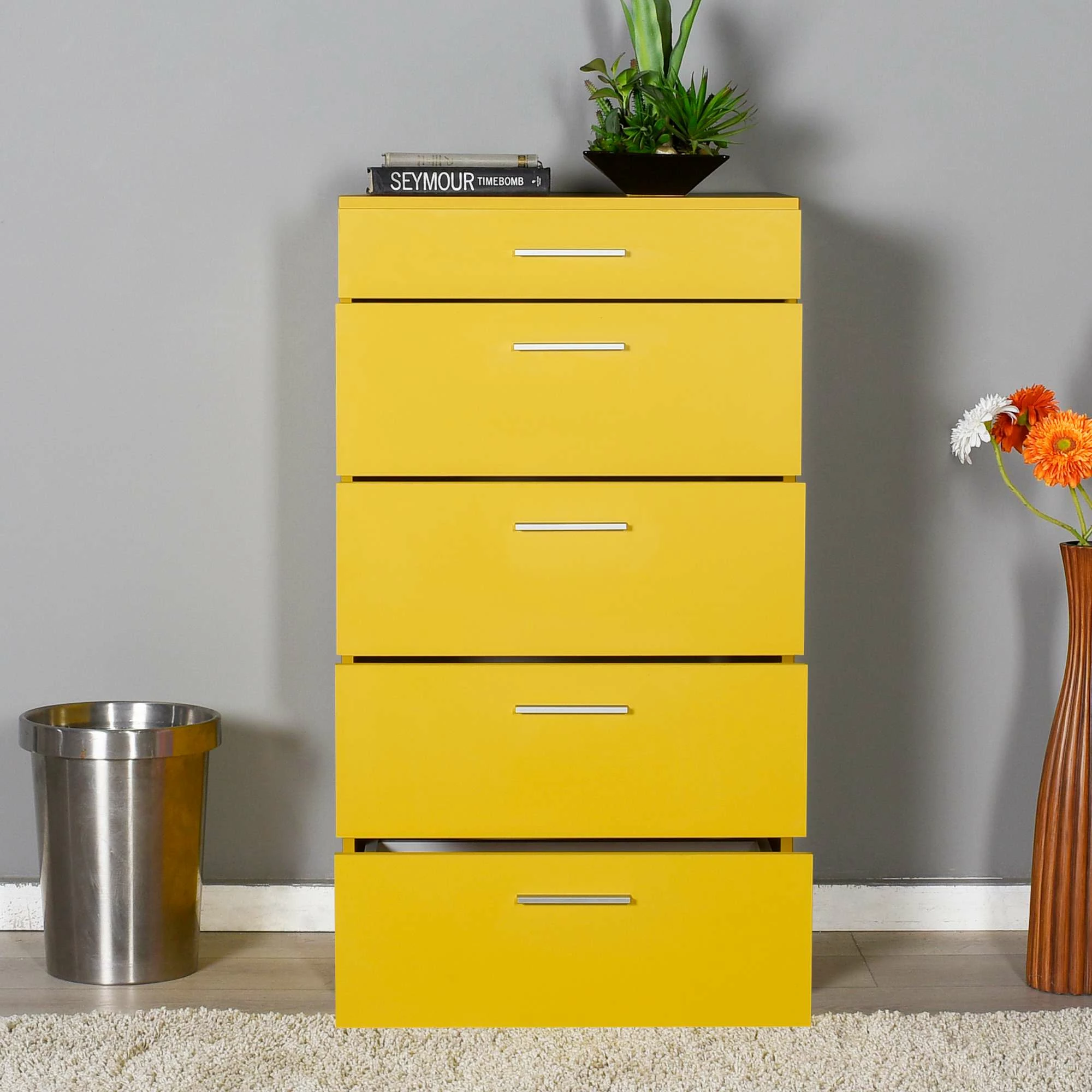 Komodë Hanah Home Trendline, e verdhë