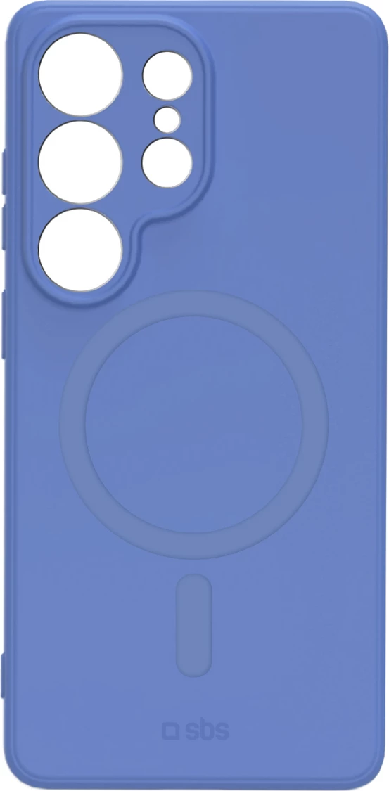 Mbështjellës SBS Instinct Mag për Samsung Galaxy S26 Ultra, kompatibil me MagSafe, TPU/mikrofibër, blu