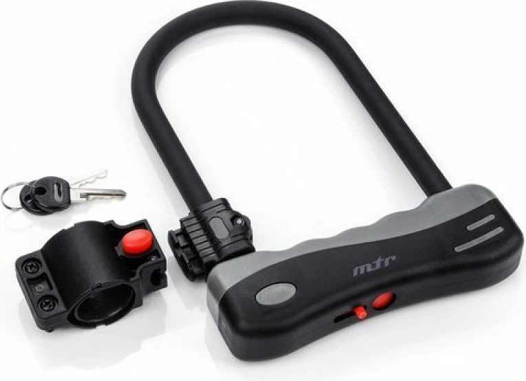 Kyç për bicikleta Meteor, unisex, i zi