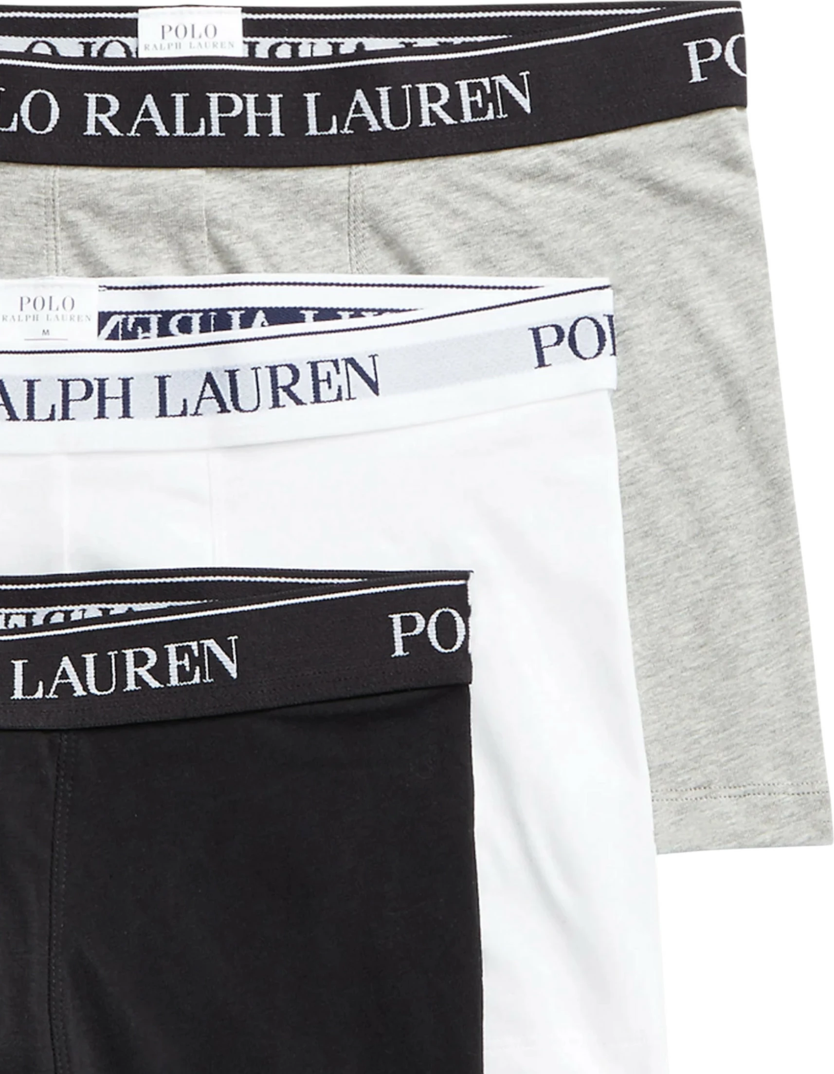 Set të brendshme për meshkuj Ralph Lauren Classic 3 Pack Trunk 714835885003, gri e çelët [Madhësia: M]