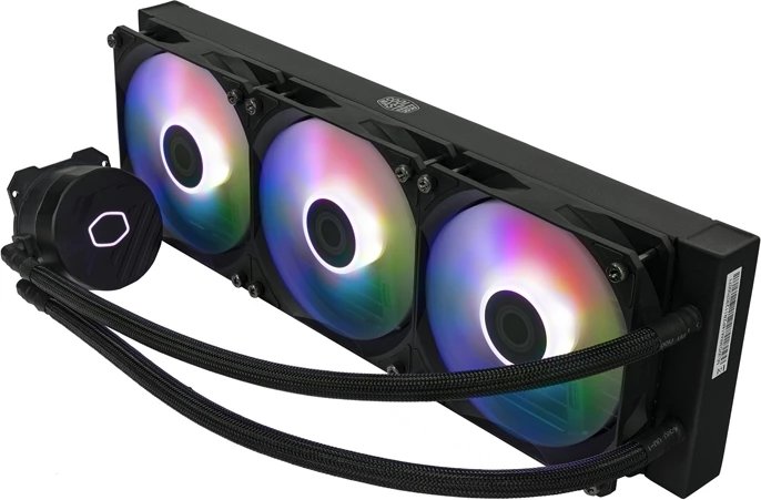 Ftohës me ujë për procesor Cooler Master MasterLiquid 360L Core ARGB, i zi