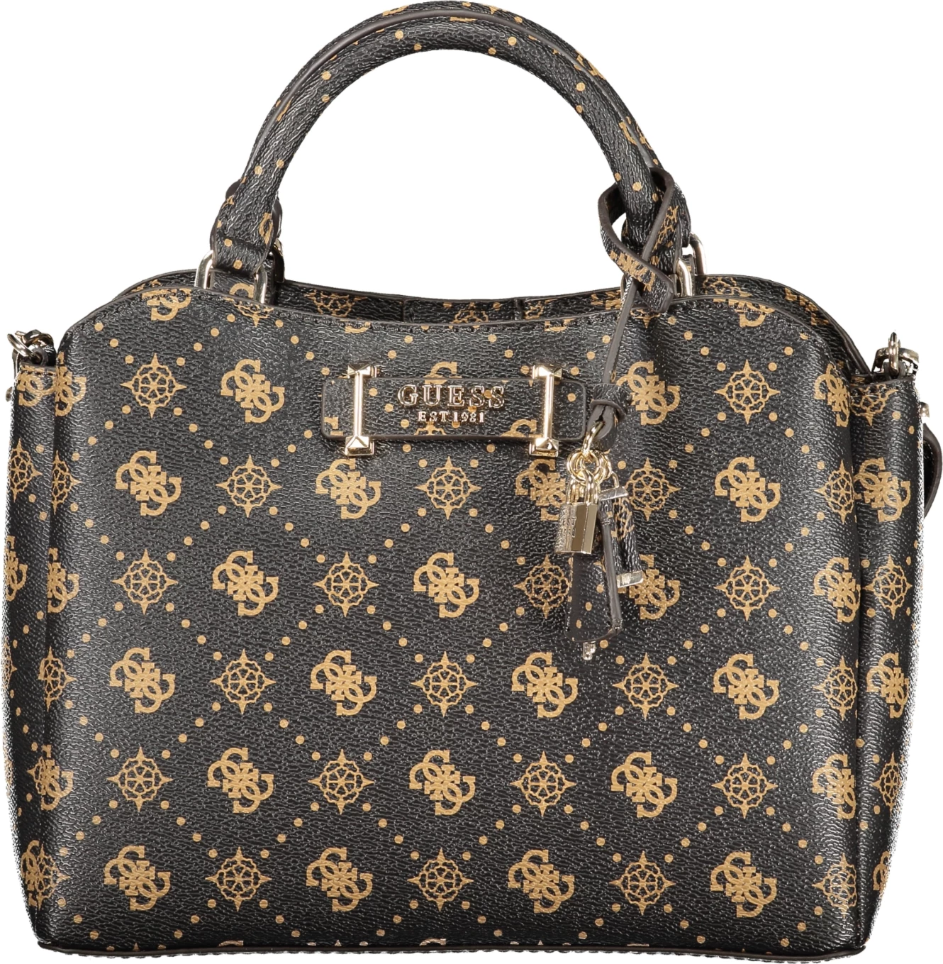 Çantë GUESS JEANS Silia femra, kafe