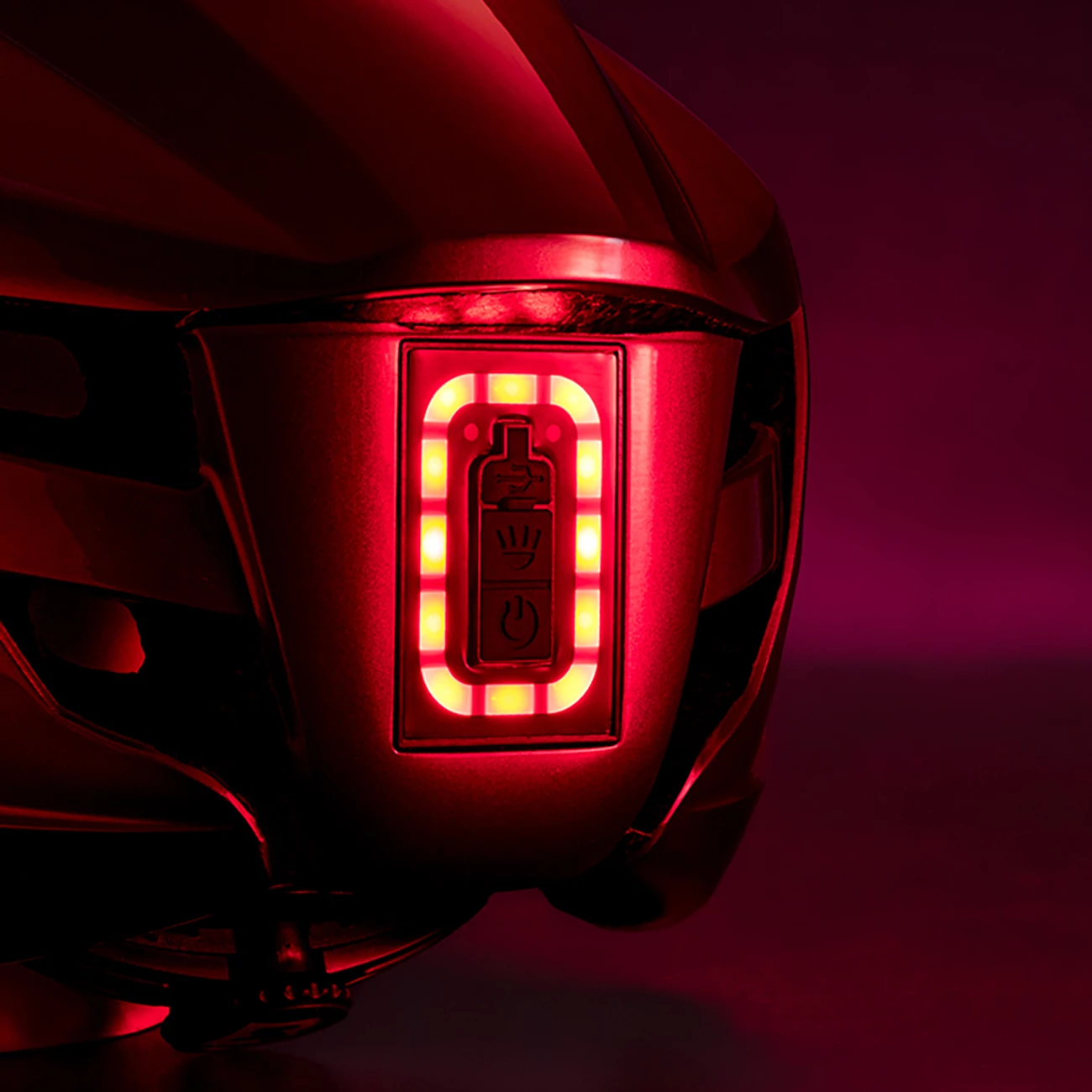 Helmetë biçiklete Rockbros ZK-077, 57-61 cm, me ndriçim të integruar USB-C, e bardhë