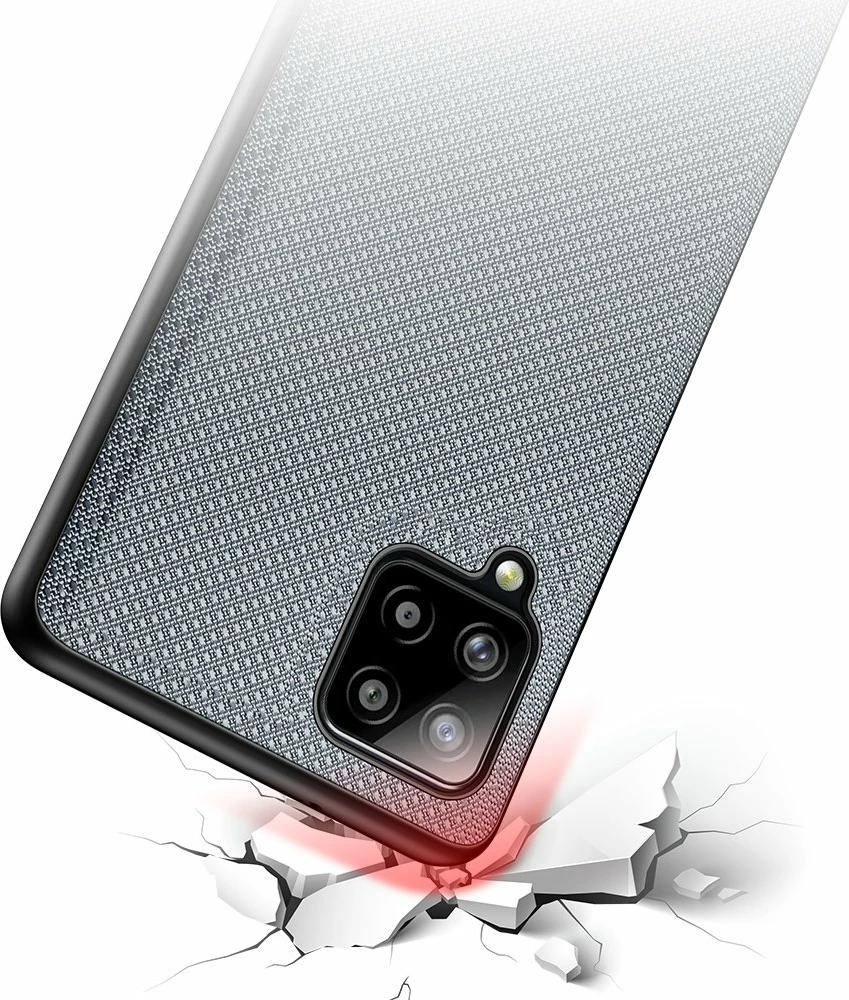 Mbështjellës Dux Ducis Fino për Samsung Galaxy A42 5G, najlon, gri