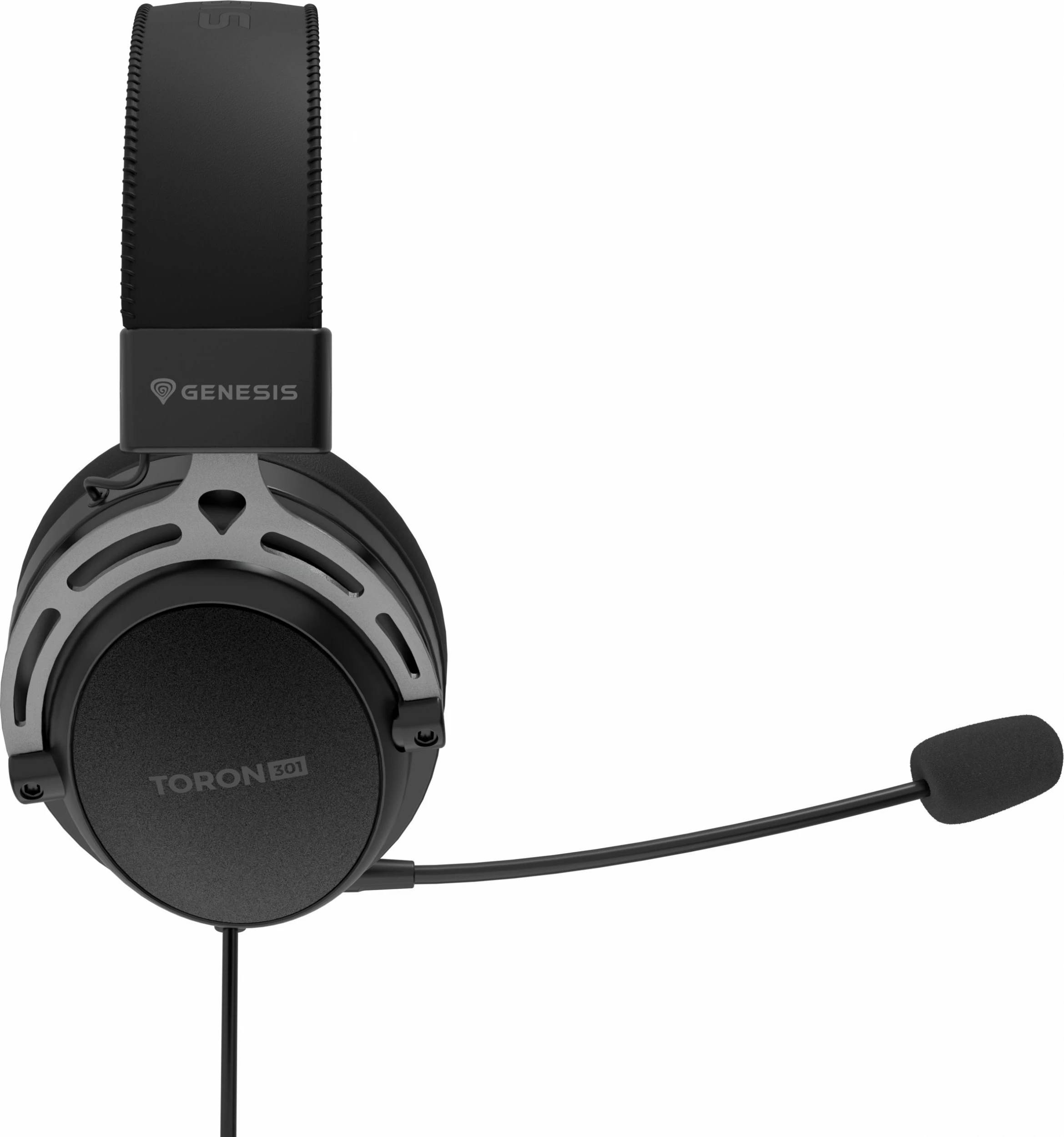 Kufje gaming GENESIS Toron 301 NSG-2160, me kabllo 3.5mm, on-ear, mikrofon i heqshëm, të zeza