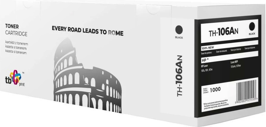 Toner TB Print TH-106AN, për HP Laser, 1000 faqe, i zi