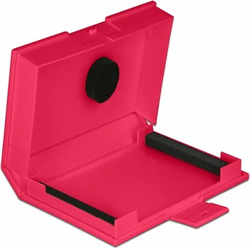 Kuti mbrojtëse DeLOCK Protection Box, për HDD 3.5", 112 x 162 mm, e kuqe