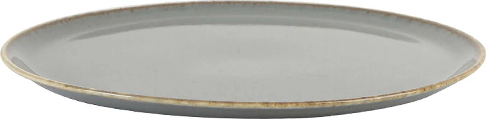 Pjatë pice Porland Seasons Stone Ø320 mm, porcelan, gri e errët, set 6 copë