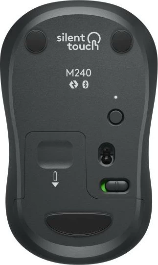 Maus Logitech M240 Silent 910-007119 Bluetooth pa zhurmë, wireless, 18 muaj bateri, grafit
