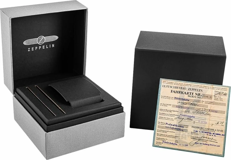 Orë dore për meshkuj Zeppelin, e kaltër