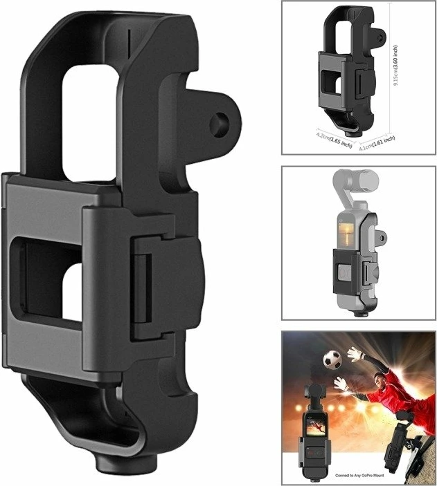 Set aksesorësh Puluz Ultimate Combo 43 në 1 për DJI Osmo Pocket, i zi