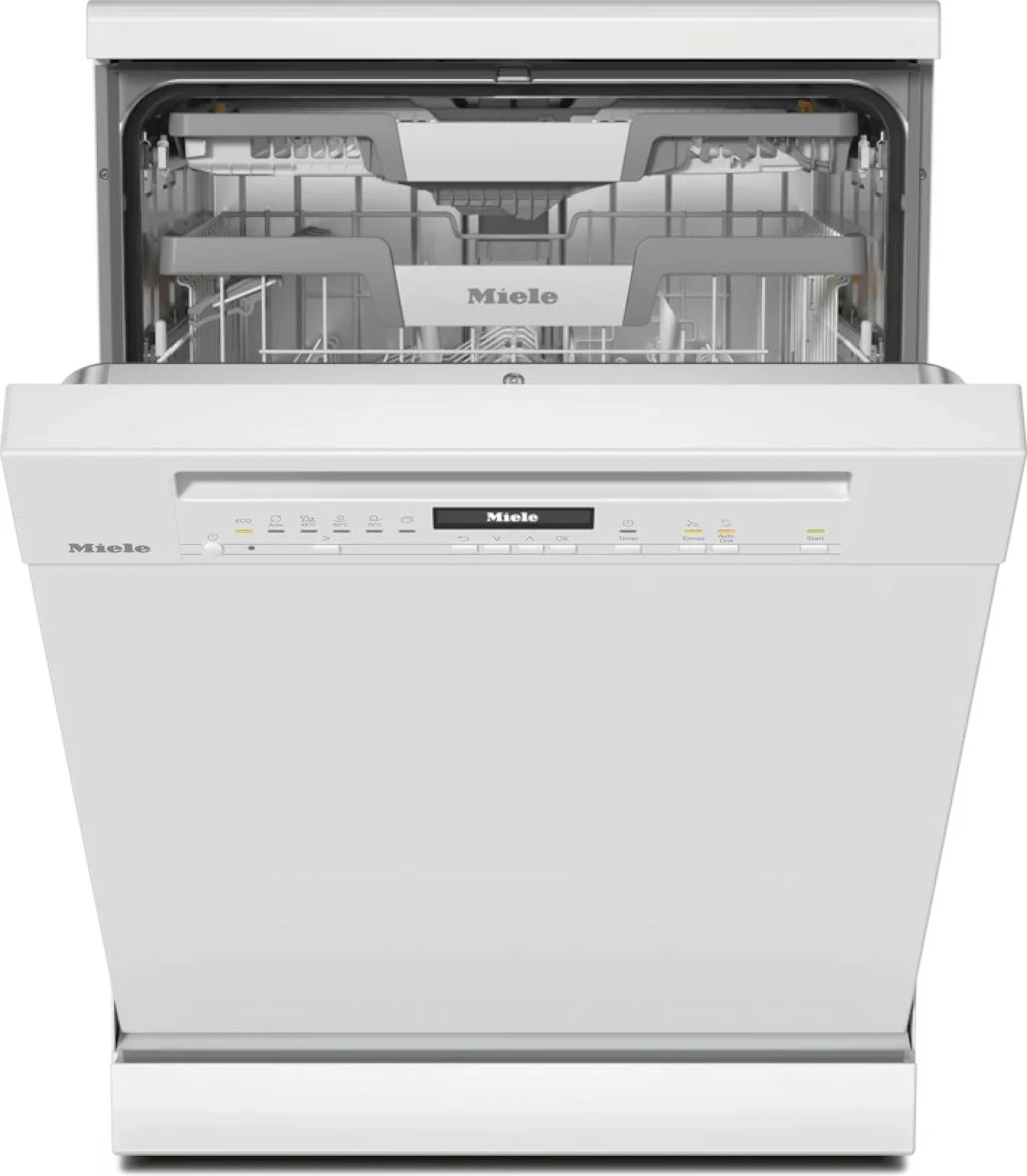 Lavastovilje Miele G 7130 SC AutoDos, 14 servise, e pavarur, e bardhë
