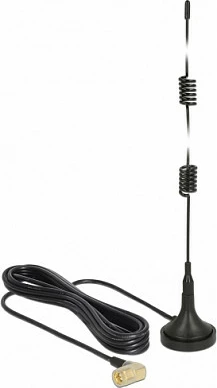 Antenë LTE DeLOCK 89614, omni 2.5 dBi, SMA, kabllo 2.5 m, e zezë