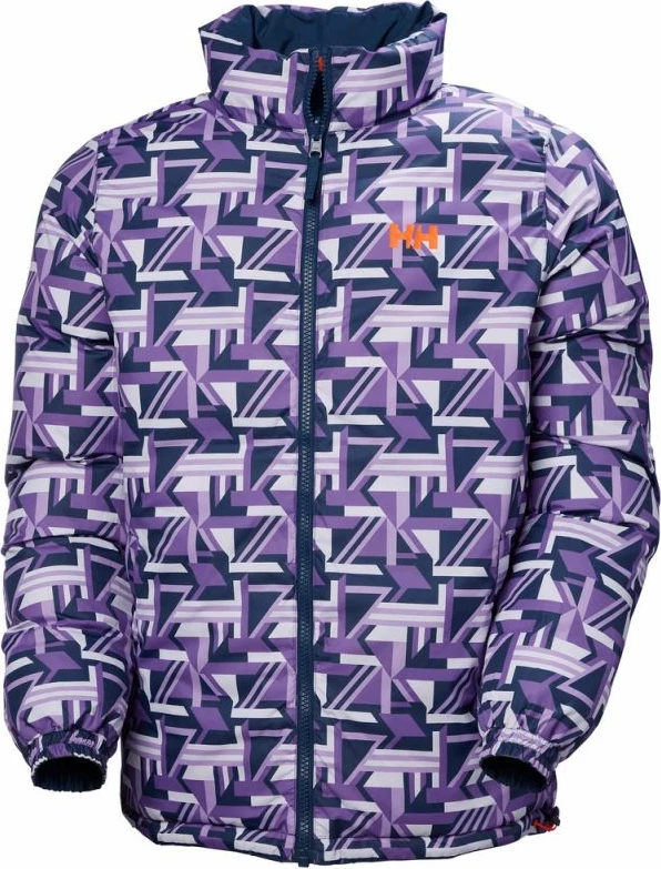Jakne për meshkuj Helly Hansen YU 23 Revesible Puffer, ngjyrë vjollcë dhe blu marine [Madhësia: L]