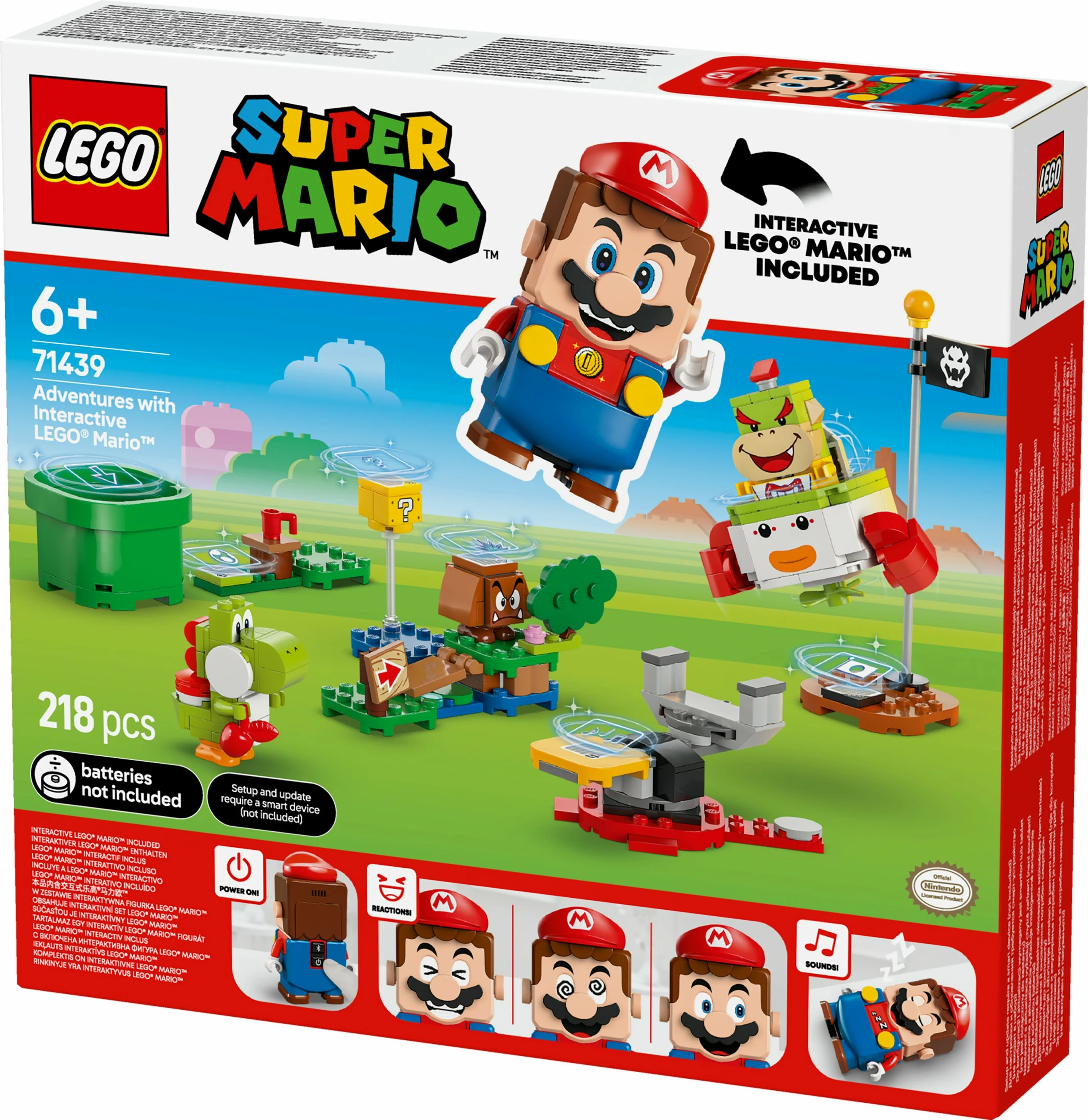 Set ndërtimi LEGO Super Mario 71439, 218 pjesë, multingjyrësh
