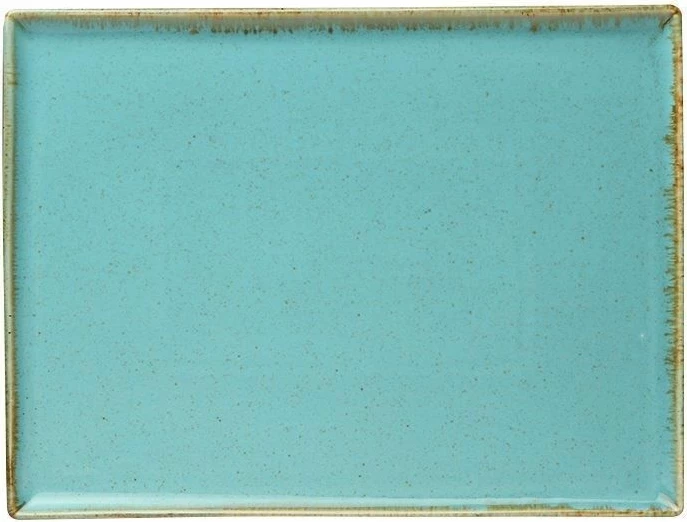 Tabaka drejtkëndore Porland Seasons Laguna 350x160 mm, blu qielli, set 6 copë