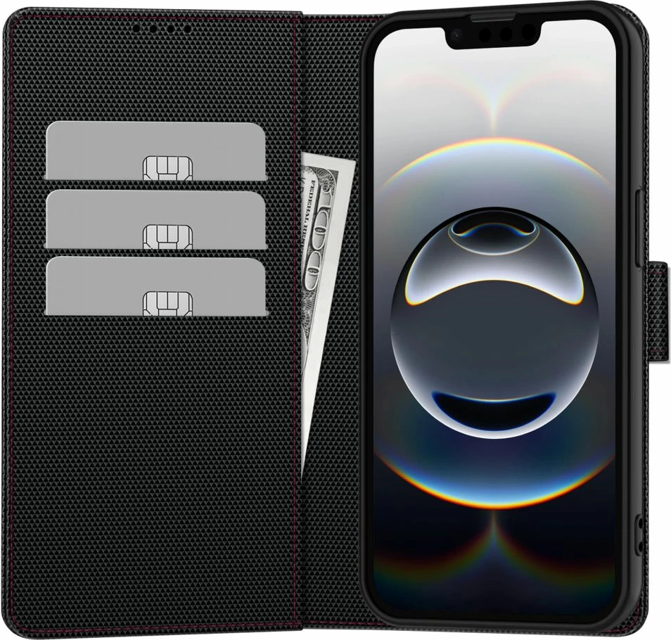 Mbështjellës Tech-Protect Wallet RS për Samsung Galaxy S25, e zezë