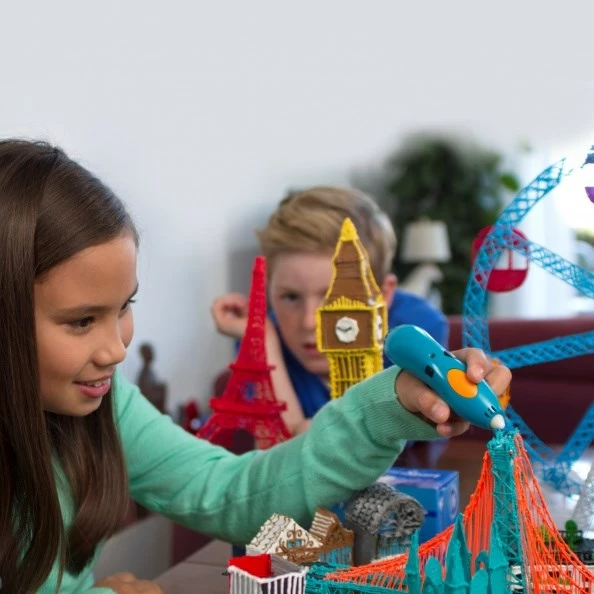 Material printimi 3D 3Doodler Start 3DS-ECO-MIX2-75, plastikë kompostuese, Gjelbër, Portokalli, Verdhë