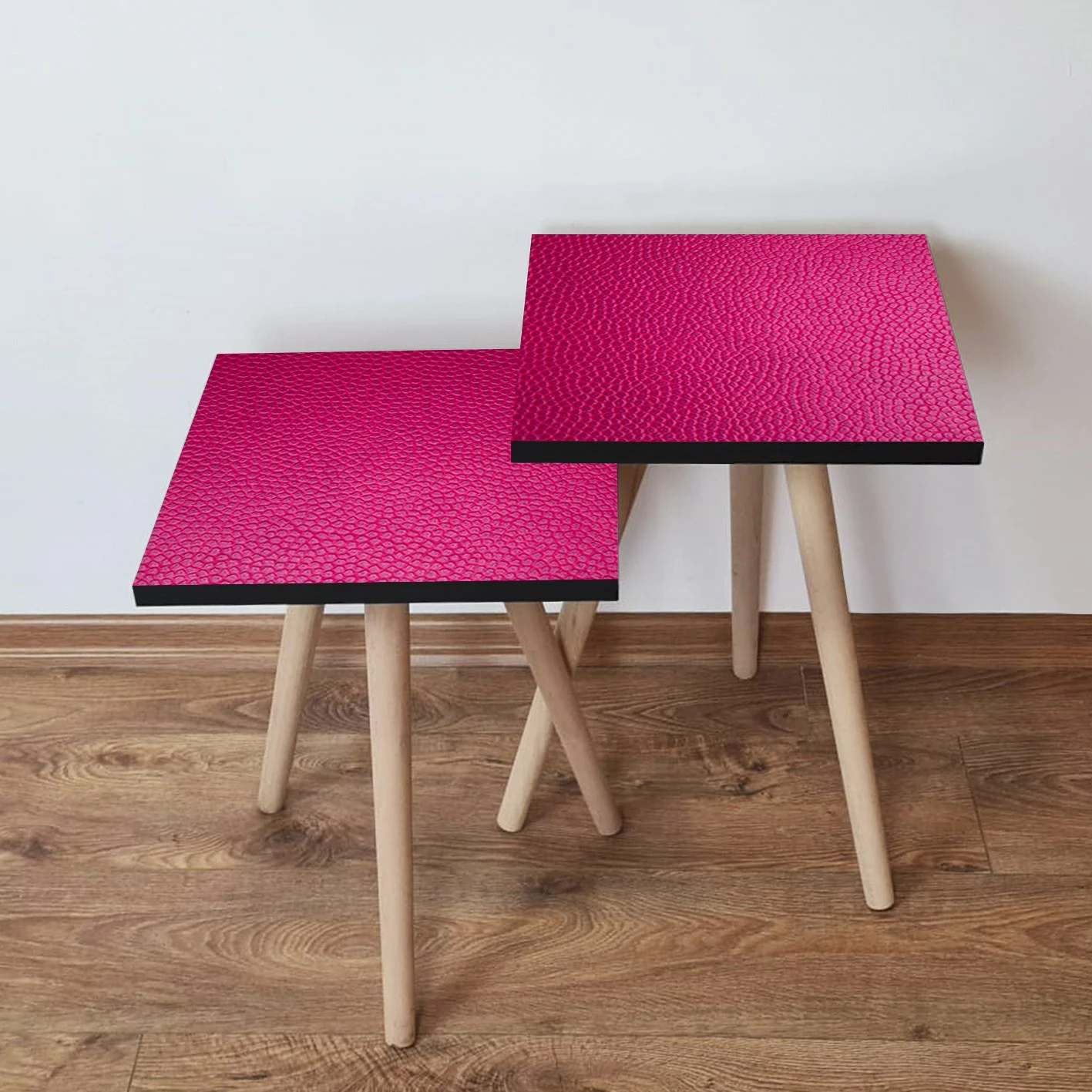 Set tavolinash ndihmëse, ngjyrë fuchsia, Skye Decor, 2 copë, 2Shp366