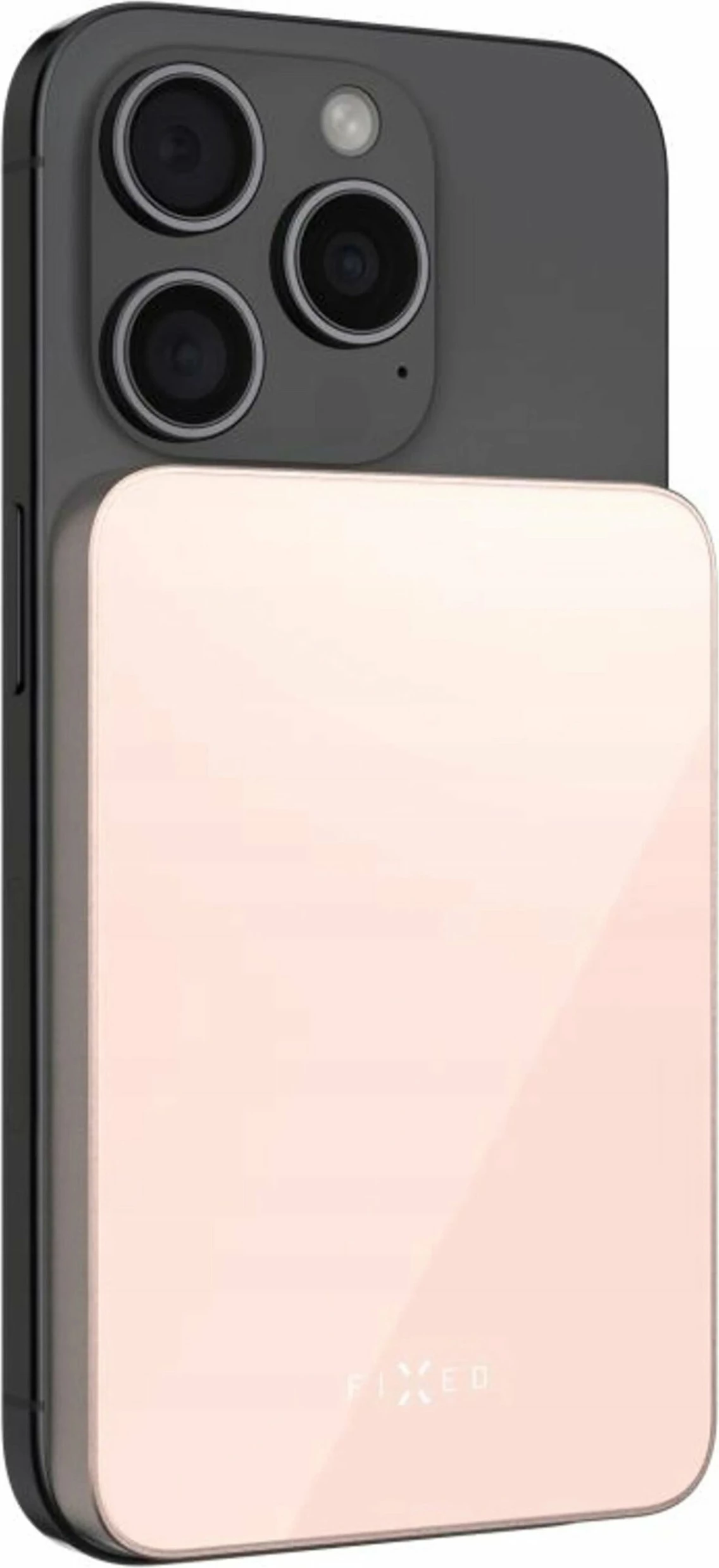 Powerbank Fixed MagZen 5 Crystal Qi2 5000 mAh, pink