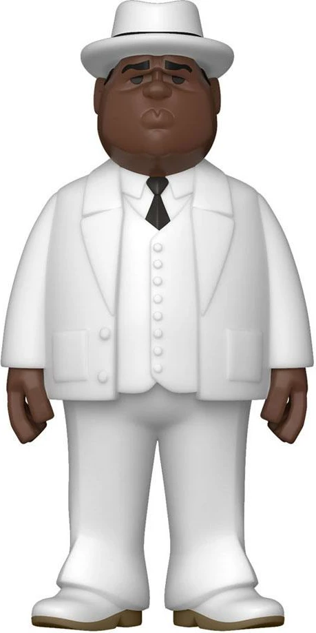 Figurinë koleksionuese Funko Vinyl Gold 12\" Biggie Smalls White Suit 30.5 cm, e bardhë