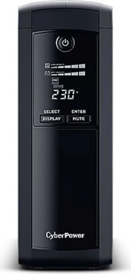 UPS CyberPower VP1600EILCD, LCD, AVR, 2 min backup, e zezë