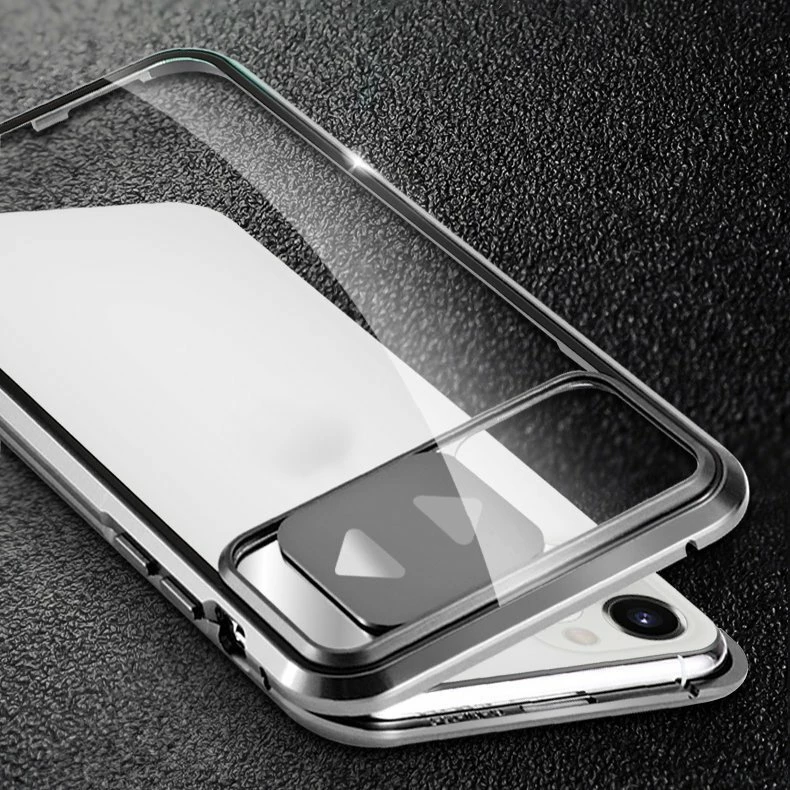 Mbështjellës Wozinsky Magnetic Cam Slider Case për Huawei P40, Full Body Cover, i zi