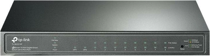 Switch TP-Link TL-SG2210P 8 porta Gigabit Smart PoE, 2 SFP, 1Gbps