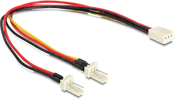 Kabllo ndarëse Molex 3-pin DeLOCK 89343, 0.22 m, multikolor
