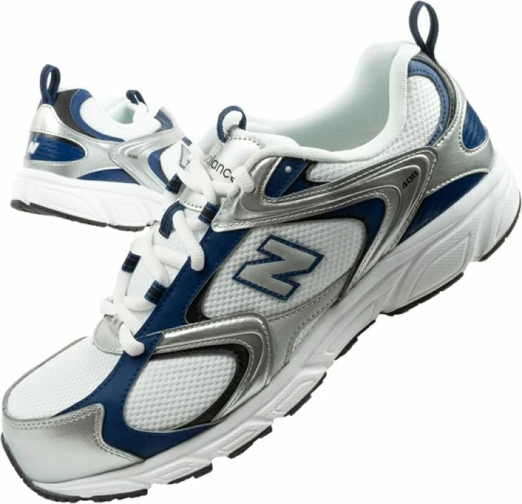 Atlete meshkuj New Balance 408, të bardha/argjendi